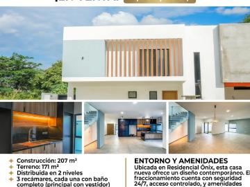 Hermosa Casa Nueva en Residencial Onix en Venta 4,550,000$