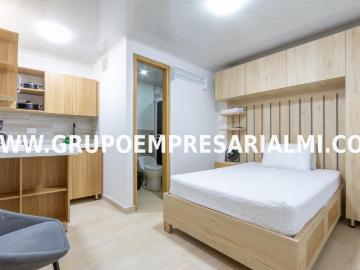 Hermoso Apartaestudio Amoblado Sector Boston Cod: 27719