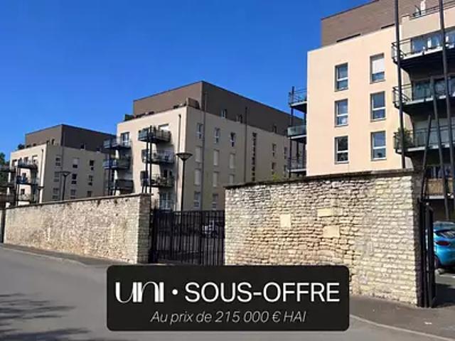 Hérouville Saint Clair 14200 Achat / Vente appartement 3 pièces t3 cave