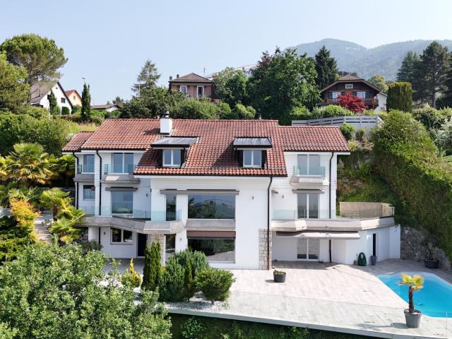 Herrliche Aussicht auf den Genfersee | Blonay