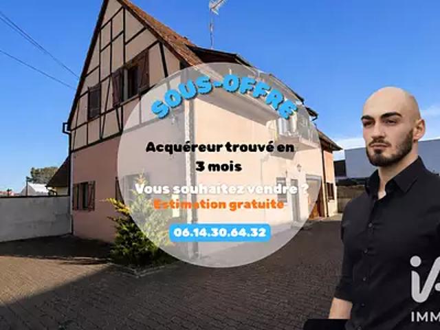 Herrlisheim près Colmar 68420 Achat / Vente maison 6 pièces t6 parking