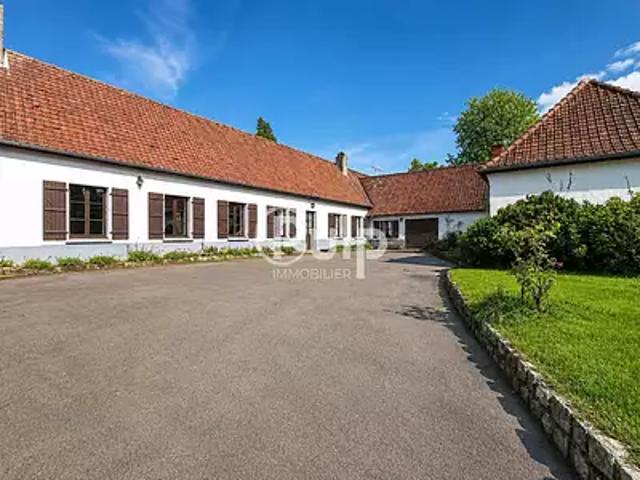 Hesdin 62140 Achat / Vente maison 9 pièces t9 jardin cave