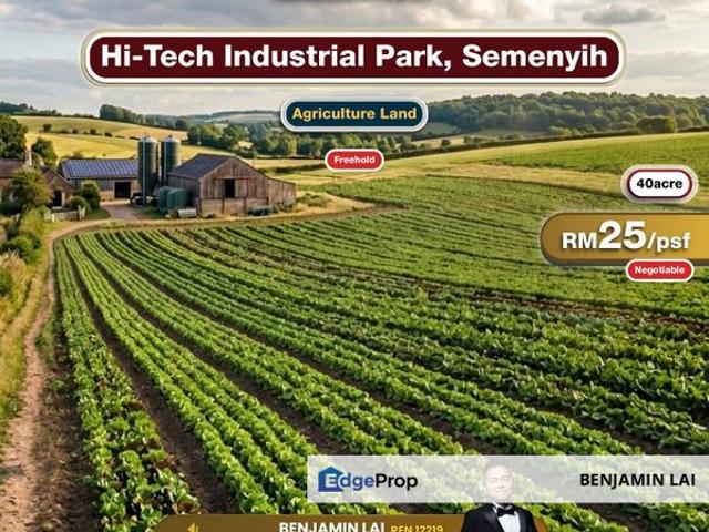 Hi Tech Industrial Park, Semenyih Agriculture Land For Sale