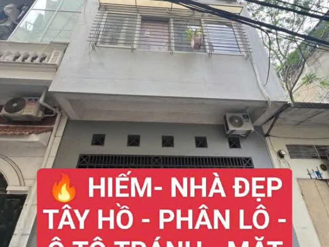 HIẾM– Nhà đẹp Tây Hồ – Phân lô– ÔTÔ tránh – Mặt tiền rộng– Sổ vuông 10.8 tỷ
