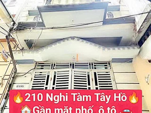 Hiếm Tây Hồ 210 Nghi Tàm Gần Ô TÔ, Mặt phố 4 tầng ở, kinh doanh 8 tỷ
