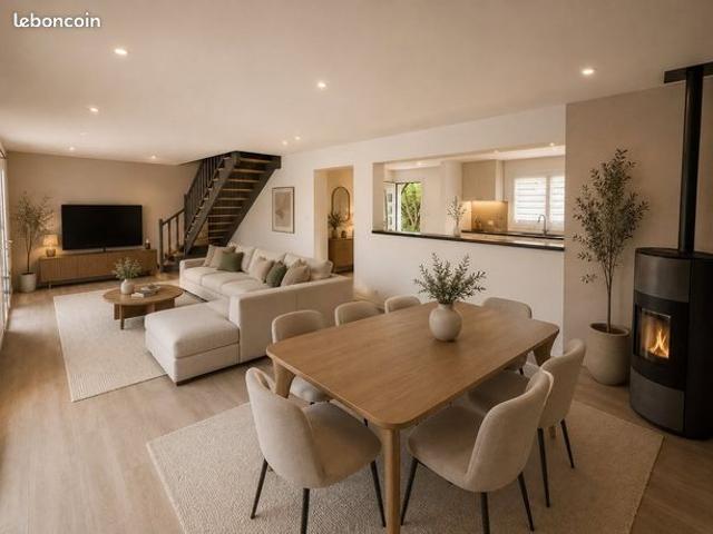 Hières sur amby – maison familiale rénovée avec piscine & suite parentale d’exception