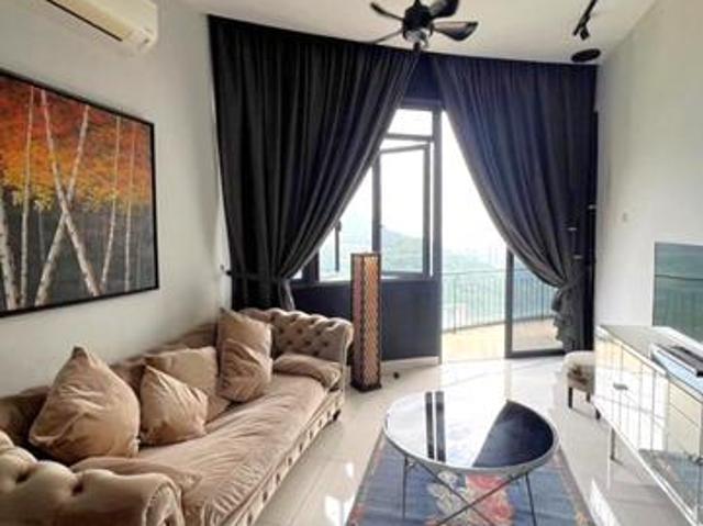 High floor with nice greenry view fully furnished movein condition