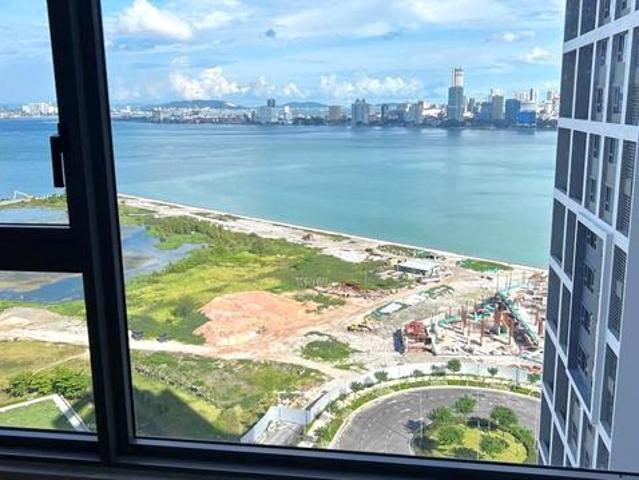 High floor with sea view fully furnished with movein condition