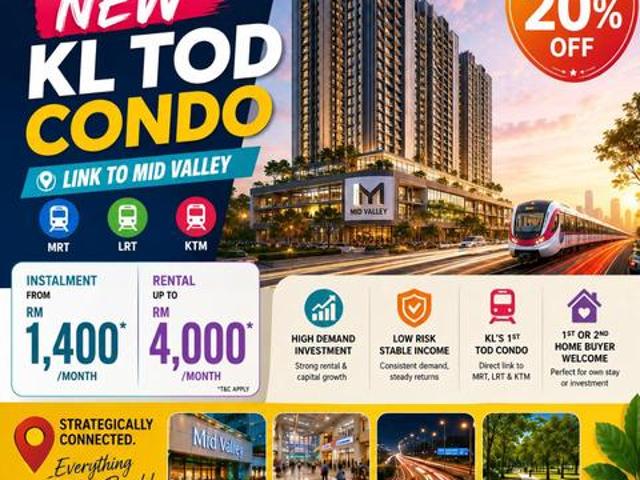 HIGH RENTAL RETURN INVEST OWN 23 Rooms LRTMRT KL Sungai Besi