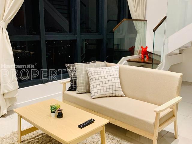 HighPark Suites, Duplex Fully Furnished, 2R2B, 743sf@SS6, Kelana Jaya, PJ
