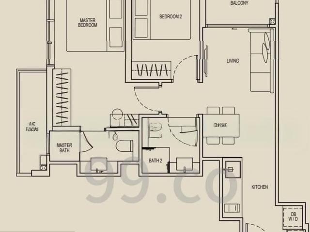 Hill House D9, Apartment