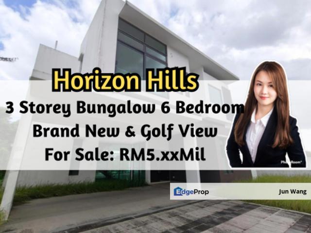 Hills, Hills, 3 Storey Bungalow, Brand New, Golf View, 6 Bedroom