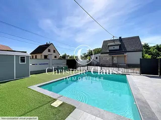 Hilsenheim 67600 Achat / Vente maison 6 pièces t6 au dernier étage cave