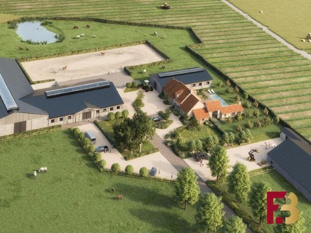 Hippisch nieuwbouwproject op ca. 4,5ha te Lichtervelde