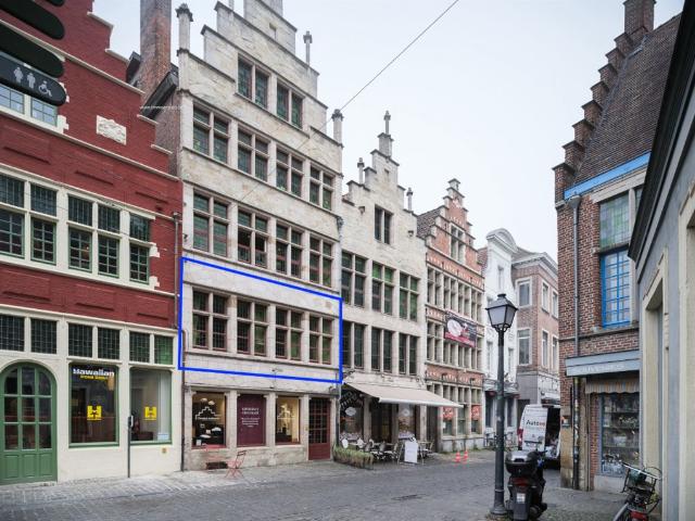 Historisch centrum Gent 1 slpk appartement op slechts 50 m van ”Gravensteen