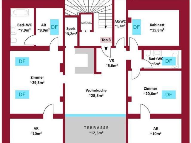 Historische Villa – Erstbezug nach Kernsanierung: Lifteinbau, Luftwärmepumpe, Wohnungen maßgeschneidert u. v. m