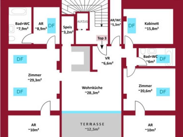 Historische Villa – Erstbezug nach Kernsanierung: Lifteinbau, Luftwärmepumpe, Wohnungen maßgeschneidert u. V. m