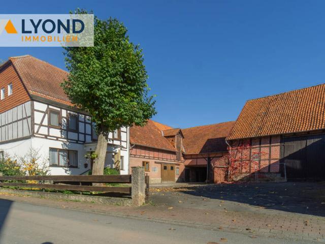 Historisches Bauernhaus mit Scheunen, Stallungen und Weidefläche in Diemelstadt Dehausen!