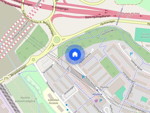 Hjulsta Backar 27, Tensta