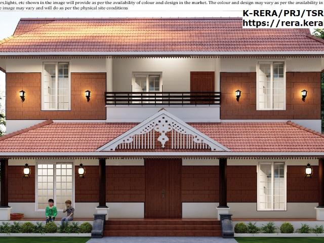 Home Sweet Home 4 Bedroom 2000 Sq. Ft. Villa in Guruvayoor Thrissur Listing ID #8348