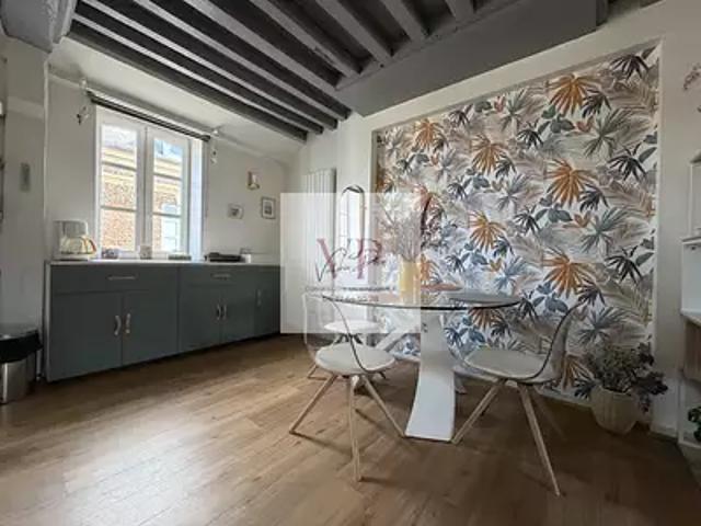 Honfleur 14600 Achat / Vente appartement 2 pièces t2 au dernier étage