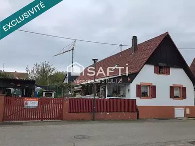 Hochstatt 68720 Achat / Vente maison 4 pièces t4 parking