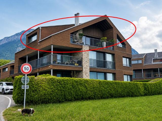 Hochwertig im Dachgeschoss mit Weitsicht