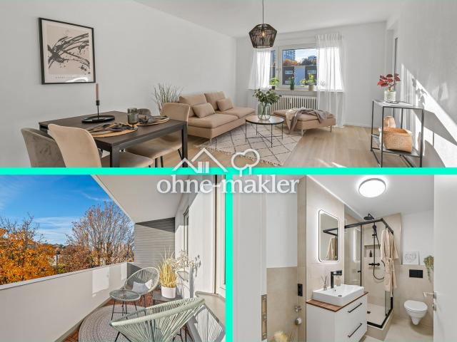 Hochwertig sanierte 4 Zimmer Wohnung im Grund – bezugsfrei, ohne Makler