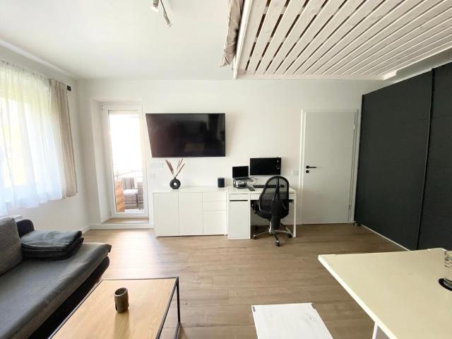 Hochwertige 1 Zi Wohnung mit Balkon möbliert und attraktiv vermietet