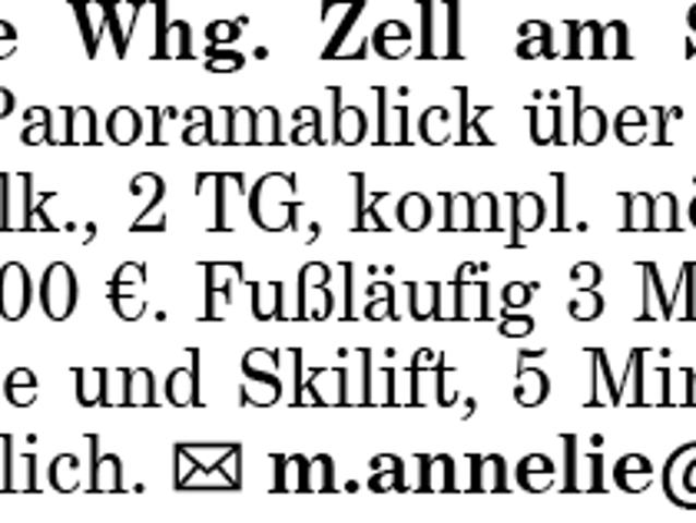 Hochwertige Whg. Zell am See