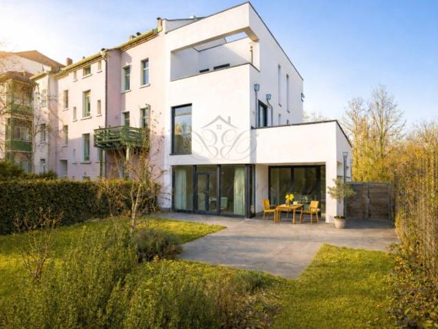 Hochwertiges Architektenhaus mit Kamin & puristischer Designlinie in urbaner Lage Leipzig Ost