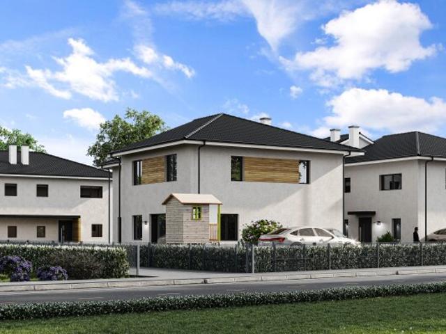 Holzmassivhaus mit Blick auf den Bisamberg
