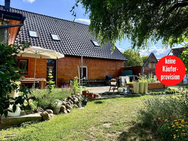 HORN IMMOBILIEN + Einfamilienhaus mit großem Grundstück in Ramin an der polnischen Grenze