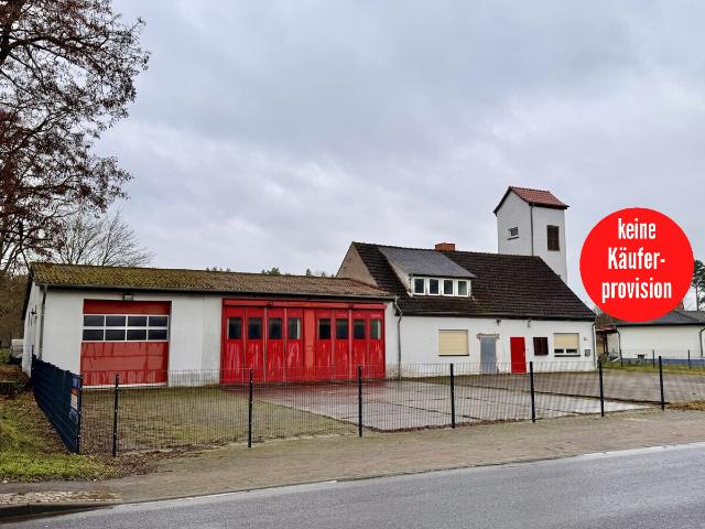 HORN IMMOBILIEN + Wohn und Geschäftshaus in Löcknitz, direkt an der B104