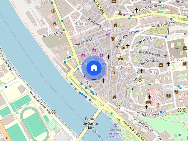 Hostel situado na baixa de Coimbra