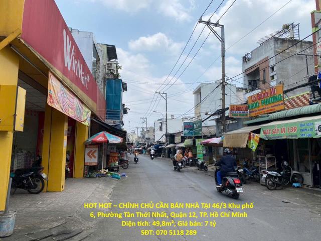 Hot – chính chủ cần bán nhà tại phường tân thới nhất, quận 12, tp. Hồ Chí Minh