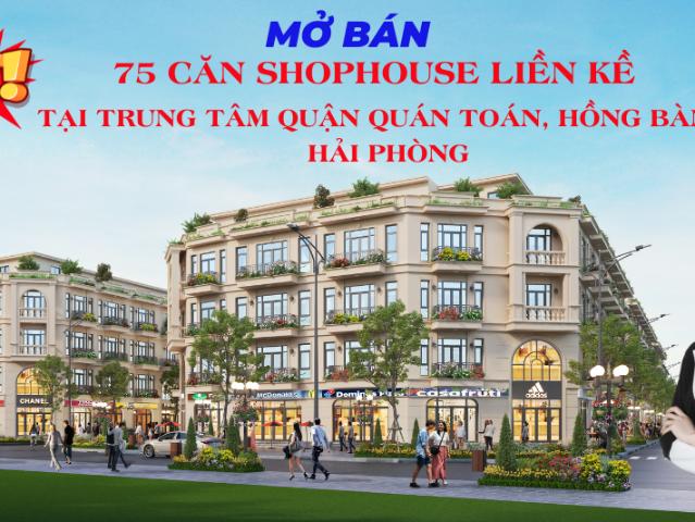 Hot! Bán căn góc ngoại giao trục chính dự án Hồng Bàng Midtown Hải Phòng giá tốt