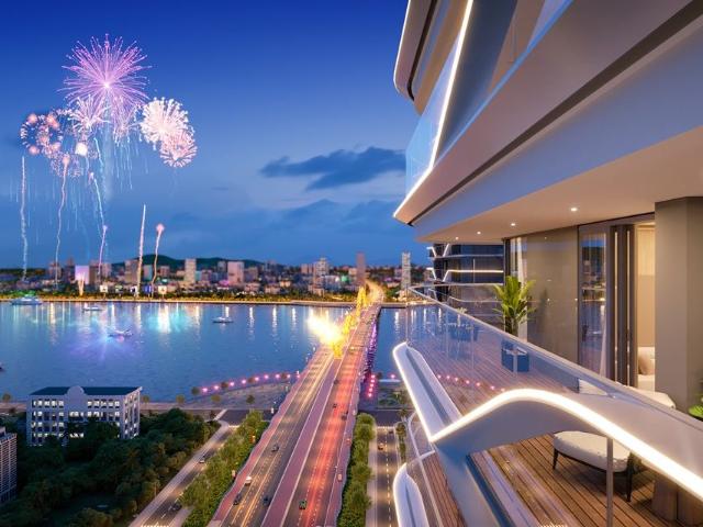HOT Sở hữu ngay căn 3 phòng ngủ tại The Legend Đà Nẵng. 120m2 view Cầu Rồng, view biển Giá từ 19,9 tỷ, tầng 20.GDDA Hương Rebecca 0903407925