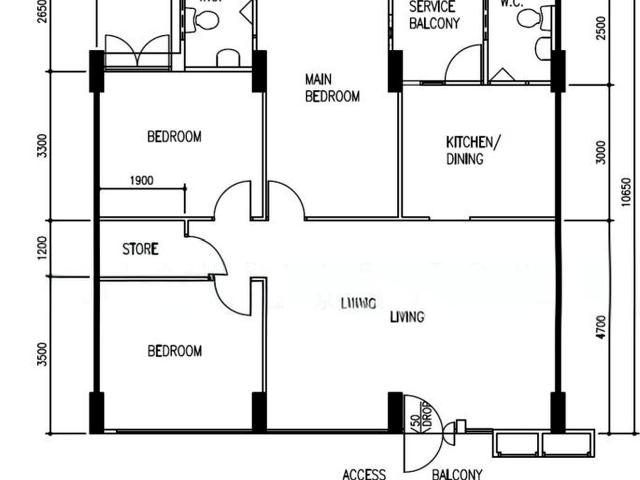 Hougang Street 91 Hougang, HDB 4 Rooms