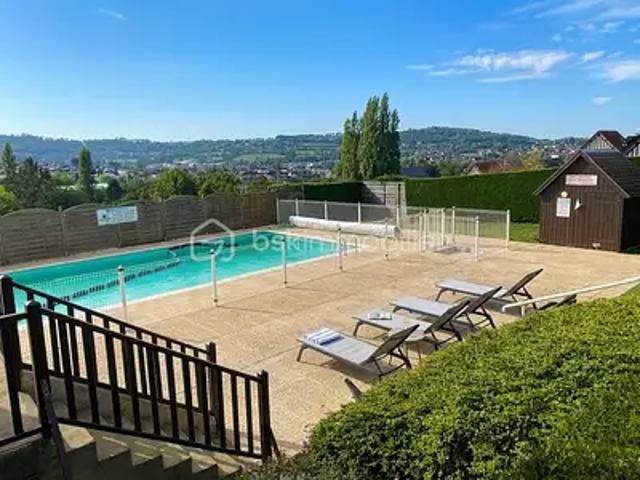 Houlgate 14510 Achat / Vente appartement 3 pièces t3 piscine terrasse