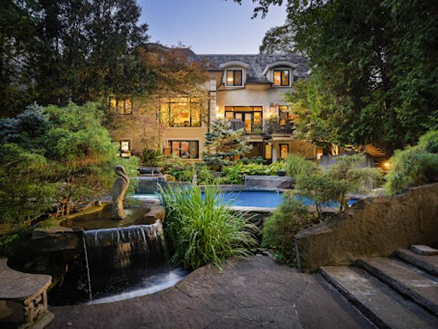 House with pool and garden