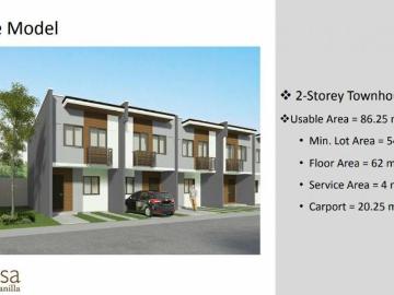 House and lot for sale in Mimosa Mingllanilla
