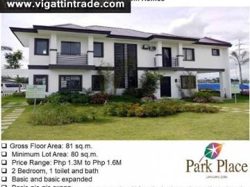 House and lot Lapulapu Mactan Pueblo de Oro Park Place Twinhomes