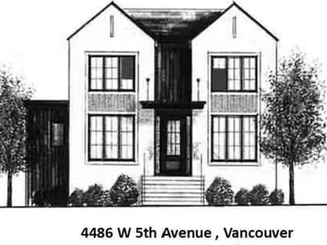 House for sale in Vancouver, Vancouver West, 4486 W 5th Avenue.