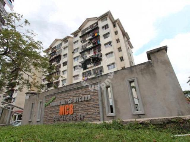HOUSE FOR SALE Pangsapuri Taman Bunga Negara MC8 Shah Alam