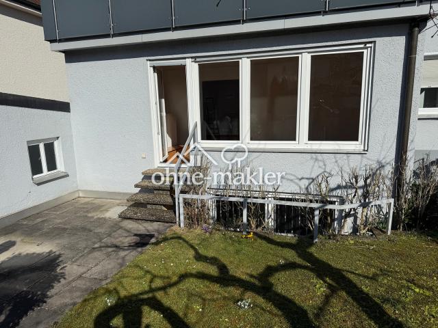 HN Ost: Gepflegte 3 4 Zi. Wohnung mit kleinem Garten