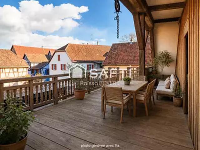 Hunawihr 68150 Achat / Vente maison 6 pièces t6 parking