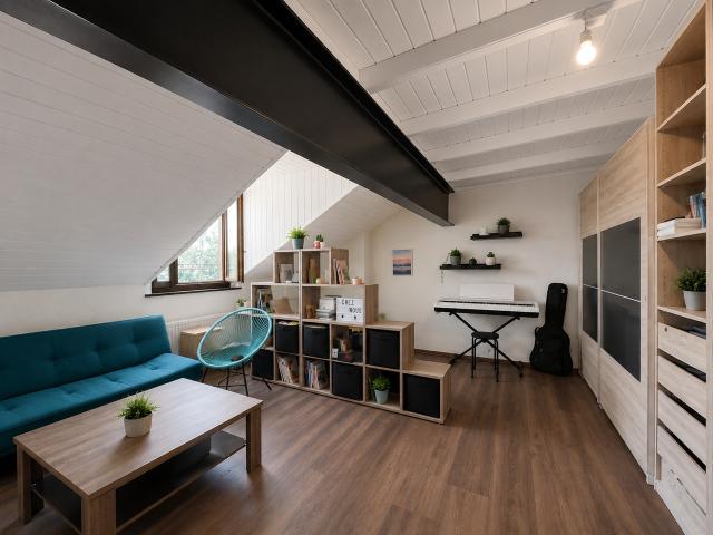 Hübsches Mansardstudio