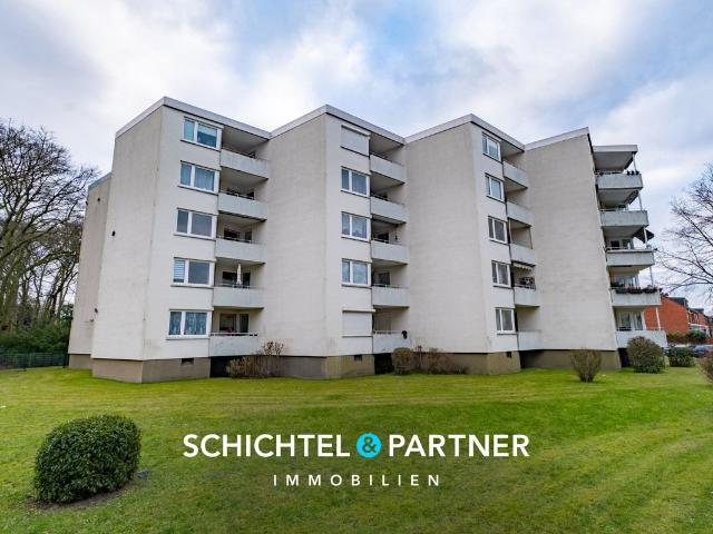 Huchting | Geräumige Eigentumswohnung mit 2 Zimmer, Balkon und Fahrstuhl