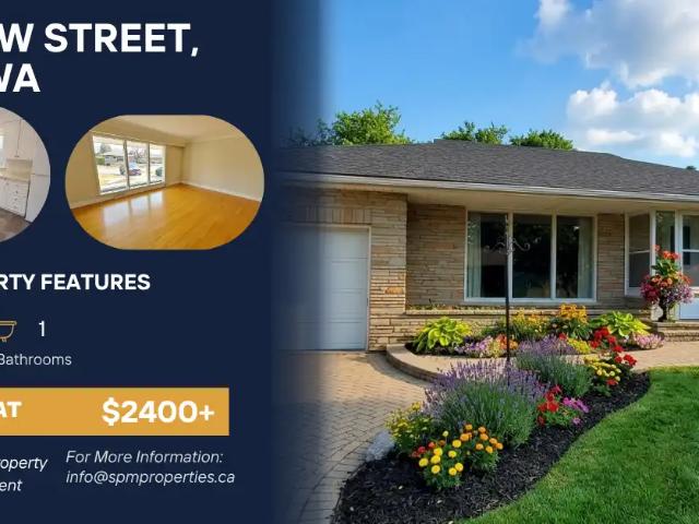 HUGE 3 Bdrm Main Floor!